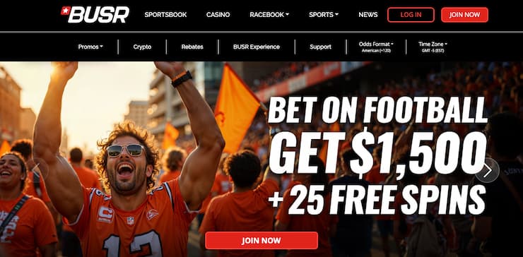 A screenshot of BUSR, a top option to bet on politics online.